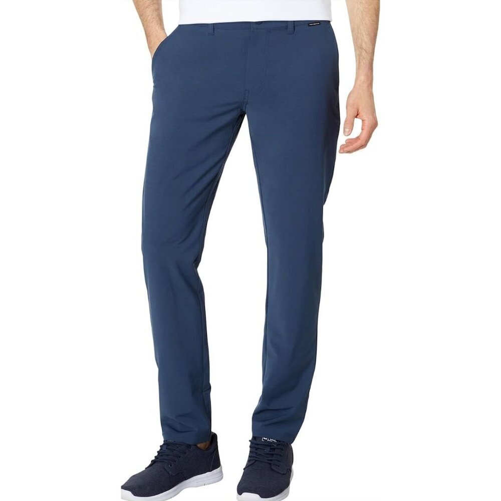 Travis Mathew Mens Chino Straight Leg Golf Pants Size 30x28 Blue Navy AN EXC